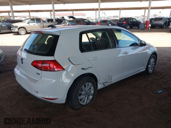 2015 Volkswagen Golf TSI S z VIN 3VW117AU2FM067634, wystawiony jako IAAI lot #41925577 z przebiegiem 170 238 mil mil oraz . Historia ofert i sprzedaży dostępna na DreamBid. Obrazek 4.