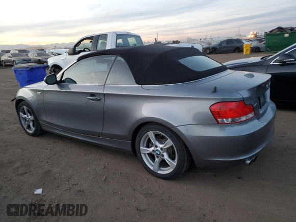 2012 BMW 1 Series 128i with VIN WBAUN1C5XCVH84145, listed as a Copart auction lot 82579054 with 40,309 mi miles and Salvage title. Bid and sale history available at DreamBid. Image 2.