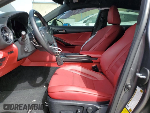 2023 Lexus IS with VIN JTHGZ1B21P5059966, listed as a Copart auction lot 48423015 with 40,384 mi miles and Salvage Title. Bid and sale history available at carsss.com. Image 7.