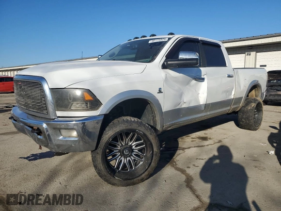 2012 Ram 2500 Laramie z VIN 3C6UD5FL5CG104673, wystawiony jako Copart lot #46175925 z przebiegiem 195 771 mil mil oraz Szkoda całkowita • Salvage title. Historia ofert i sprzedaży dostępna na DreamBid. Obrazek 1.