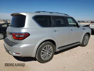 2023 Nissan Armada SL with VIN JN8AY2BA5P9401536, listed as a Copart auction lot 45586885 with 31,481 mi miles and Salvage Title. Bid and sale history available at carsss.com. Image 3.