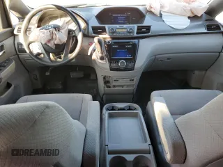 2017 Honda Odyssey SE with VIN 5FNRL5H36HB025430, listed as a Copart auction lot 87641025 with 123,258 mi miles and Salvage Title. Bid and sale history available at carsss.com. Image 8.