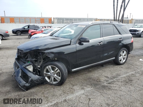2014 Mercedes-Benz M 350 with VIN 4JGDA5JBXEA412807, listed as a Copart auction lot 60500575 with 138,617 mi miles and Salvage title. Bid and sale history available at DreamBid. Image 1.