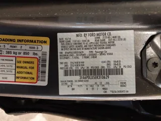 2014 Ford Fusion SE Hybrid with VIN 3FA6P0LU5ER310629, listed as a IAAI auction lot 41941852 with 53,739 mi miles. Bid and sale history available at carsss.com. Image 9.