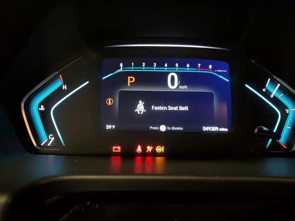2020 Honda Odyssey Touring with VIN 5FNRL6H87LB006802, listed as a Copart auction lot 75322104 with 49,309 mi miles and Salvage Title. Bid and sale history available at DreamBid. Image 9.