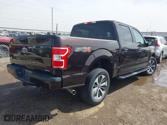 2020 Ford F-150 XL with VIN 1FTEW1CP3LKF02299, listed as a IAAI auction lot 41696842 with 29,964 mi miles. Bid and sale history available at carsss.com. Image 4.