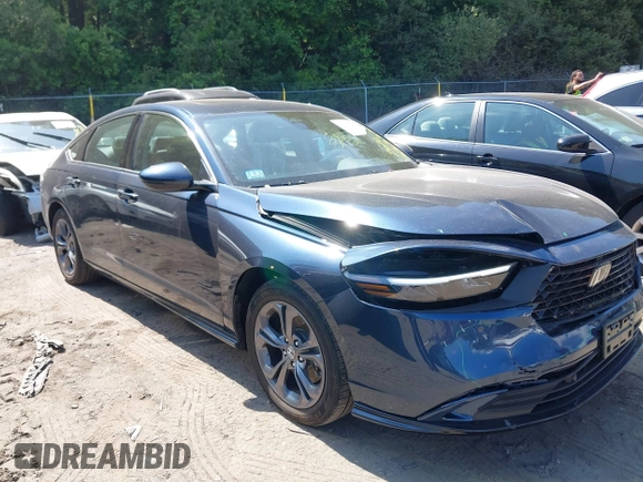 2024 Honda Accord EX-L with VIN 1HGCY2F60RA019413, listed as a IAAI auction lot 42633985 with 8,299 mi miles and . Bid and sale history available at DreamBid. Image 1.