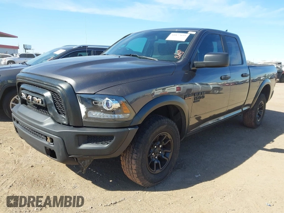 2021 Ram 1500 Classic Warlock with VIN 1C6RR7GT1MS590569, listed as a IAAI auction lot 41877699 with 33,877 mi miles. Bid and sale history available at carsss.com. Image 19.