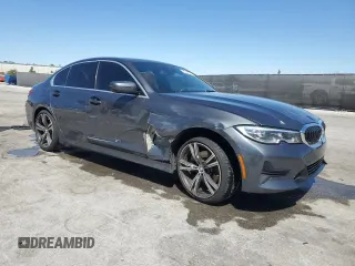 2021 BMW 3 Series 330i with VIN 3MW5R1J08M8B68719, listed as a Copart auction lot 49869565 with 41,200 mi miles and Salvage Title. Bid and sale history available at carsss.com. Image 4.