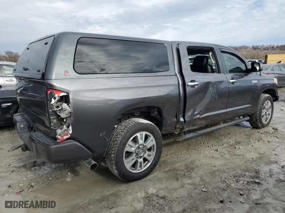2014 Toyota Tundra 4WD Truck Platinum with VIN 5TFAW5F11EX405069, listed as a Copart auction lot 45739145 with 122,993 mi miles and Salvage Title. Bid and sale history available at carsss.com. Image 3.