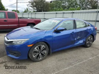 2018 Honda Civic EX-T z VIN 2HGFC1F39JH645284, wystawiony jako Copart lot #57897065 z przebiegiem 59 049 mil mil oraz Szkoda całkowita • Salvage title. Historia ofert i sprzedaży dostępna na DreamBid. Obrazek 1.