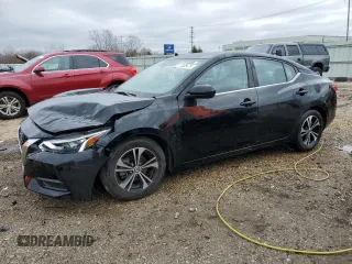 2021 Nissan Sentra SV z VIN 3N1AB8CV7MY308852, wystawiony jako Copart lot #51006475 z przebiegiem 80 559 mil mil oraz Szkoda całkowita • Salvage title. Historia ofert i sprzedaży dostępna na DreamBid. Obrazek 1.