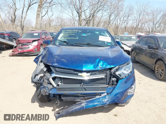 2020 Chevrolet Equinox LT with VIN 2GNAXUEVXL6222091, listed as a IAAI auction lot 41786944 with 43,610 mi miles and . Bid and sale history available at DreamBid. Image 12.