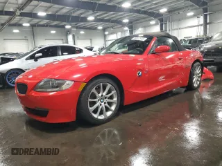 2008 BMW Z4 3.0i with VIN 4USBU33558LW76020, listed as a Copart auction lot 58373305 with 54,487 mi miles and Salvage title. Bid and sale history available at DreamBid. Image 1.