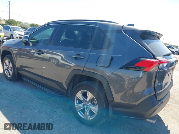 2023 Toyota RAV4 XLE with VIN 2T3W1RFV2PW250599, listed as a IAAI auction lot 41738576 with 40,111 mi miles. Bid and sale history available at carsss.com. Image 3.