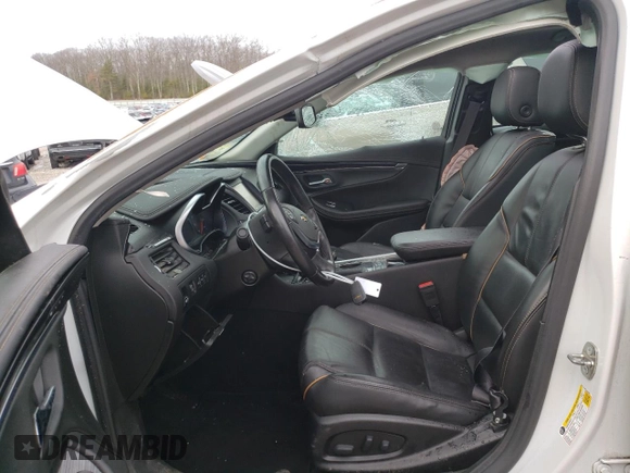 2017 Chevrolet Impala Premier with VIN 2G1145S37H9193027, listed as a Copart auction lot 45701755 with 110,566 mi miles and Salvage Title. Bid and sale history available at DreamBid. Image 7.