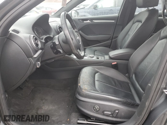 2015 Audi A3 1.8T Premium with VIN WAUACGFF3F1013762, listed as a Copart auction lot 39160744 with 0 mi miles. Bid and sale history available at carsss.com. Image 7.