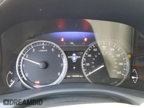 2013 Lexus GS 350 with VIN JTHCE1BL6D5019588, listed as a Copart auction lot 63607685 with 126,608 mi miles and Salvage title. Bid and sale history available at DreamBid. Image 9.