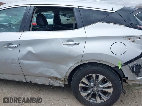 2016 Nissan Murano S with VIN 5N1AZ2MH8GN169195, listed as a IAAI auction lot 41971810 with 124,929 mi miles. Bid and sale history available at carsss.com. Image 17.