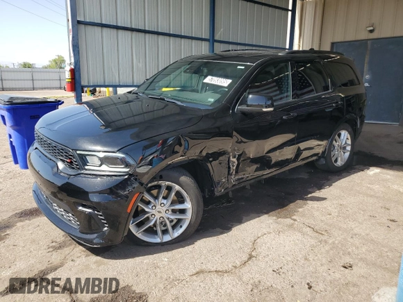 2024 Dodge Durango GT Plus z VIN 1C4RDHDG6RC237704, wystawiony jako Copart lot #57093095 z przebiegiem 18 053 mil mil oraz Czysty tytuł • Clean title. Historia ofert i sprzedaży dostępna na DreamBid. Obrazek 1.