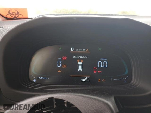 2023 Hyundai Venue SE with VIN KMHRB8A35PU225957, listed as a Copart auction lot 84863704 with 23,872 mi miles and Salvage Title. Bid and sale history available at DreamBid. Image 9.