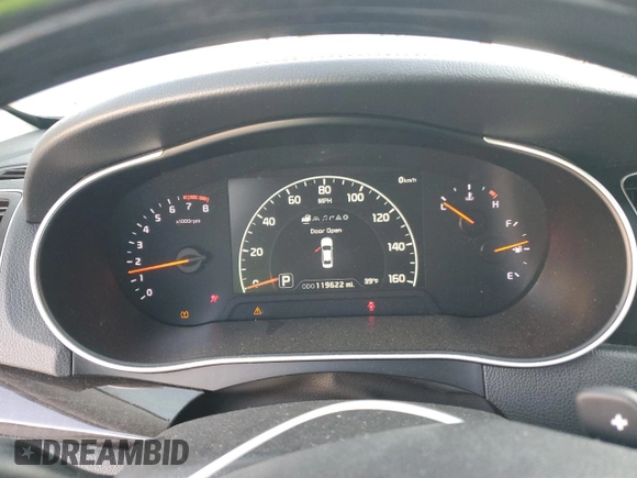 2014 Kia Cadenza Premium with VIN KNALN4D71E5134021, listed as a Copart auction lot 43078535 with 119,622 mi miles and Salvage Title. Bid and sale history available at carsss.com. Image 9.