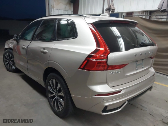 2024 Volvo XC60 Core Dark Theme with VIN YV4L12RK5R1837129, listed as a IAAI auction lot 41988882 with 1 mi miles. Bid and sale history available at carsss.com. Image 3.