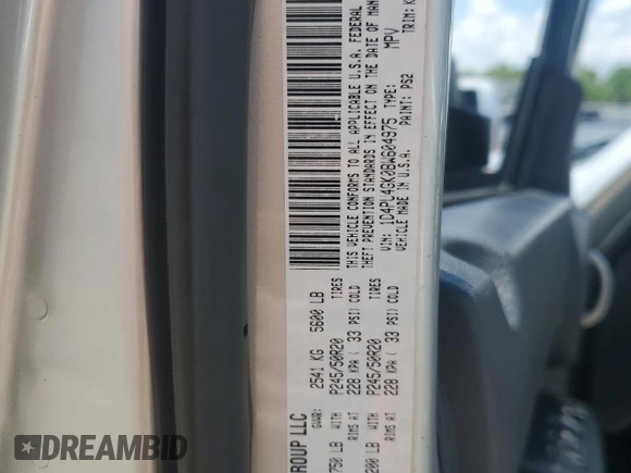 2011 Dodge Nitro Heat with VIN 1D4PU4GK0BW604975, listed as a Copart auction lot 56979275 with 160,494 mi miles and Salvage title. Bid and sale history available at DreamBid. Image 13.