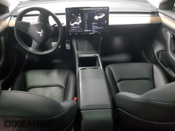 2023 Tesla Model 3 Performance with VIN 5YJ3E1EC1PF695933, listed as a Copart auction lot 47872315 with 19,379 mi miles and Salvage Title. Bid and sale history available at carsss.com. Image 8.