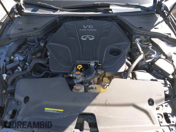 2019 Infiniti Q50 3.0t LUXE with VIN JN1EV7AP9KM516769, listed as a IAAI auction lot 41836255 with 40,017 mi miles. Bid and sale history available at carsss.com. Image 10.