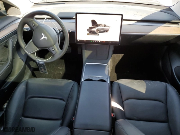 2023 Tesla Model 3 with VIN 5YJ3E1EA3PF575503, listed as a Copart auction lot 49909295 with 33,386 mi miles and Salvage Title. Bid and sale history available at carsss.com. Image 8.