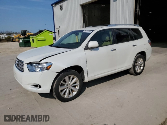 2010 Toyota Highlander Hybrid with VIN JTEBW3EH4A2041255, listed as a Copart auction lot 71751244 with 197,467 mi miles and Clean Title. Bid and sale history available at carsss.com. Image 1.