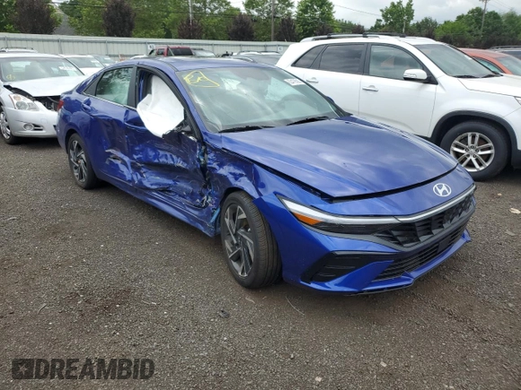 2024 Hyundai Elantra SEL with VIN KMHLS4DG9RU694050, listed as a Copart auction lot 63476585 with 4,034 mi miles and Salvage title. Bid and sale history available at DreamBid. Image 4.