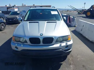 2002 BMW X5 3.0i with VIN 5UXFA53552LV70703, listed as a IAAI auction lot 41957874 with 144,369 mi miles. Bid and sale history available at carsss.com. Image 6.