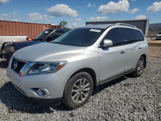 2013 Nissan Pathfinder SV with VIN 5N1AR2MN1DC681930, listed as a Copart auction lot 52802425 with 155,031 mi miles and Clean Title. Bid and sale history available at carsss.com. Image 1.