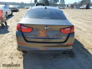 2014 Kia Optima LX with VIN 5XXGM4A74EG317520, listed as a Copart auction lot 46420135 with 171,161 mi miles and Salvage Title. Bid and sale history available at carsss.com. Image 6.