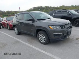 2018 Jeep Compass Sport with VIN 3C4NJCAB9JT489149, listed as a IAAI auction lot 42025904 with 87,099 mi miles and . Bid and sale history available at DreamBid. Image 1.