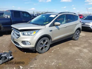 2018 Ford Escape SEL with VIN 1FMCU9HD1JUD49543, listed as a IAAI auction lot 42003218 with 122,768 mi miles. Bid and sale history available at carsss.com. Image 17.