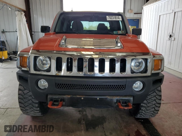 2009 Hummer H3 with VIN 5GNEN13E998144228, listed as a Copart auction lot 70231814 with 119,203 mi miles and Clean Title. Bid and sale history available at DreamBid. Image 5.