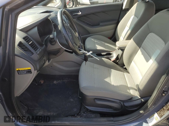 2014 Kia Forte EX with VIN KNAFX4A81E5050091, listed as a Copart auction lot 53796535 with 86,378 mi miles and Salvage Title. Bid and sale history available at carsss.com. Image 7.