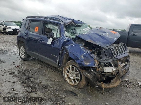 2019 Jeep Renegade Sport with VIN ZACNJBAB5KPJ80682, listed as a Copart auction lot 56497045 with Not provided miles and Salvage title. Bid and sale history available at DreamBid. Image 4.