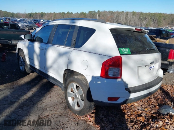 2013 Jeep Compass Sport with VIN 1C4NJCBB0DD116624, listed as a IAAI auction lot 41165639 with 120,164 mi miles. Bid and sale history available at carsss.com. Image 3.