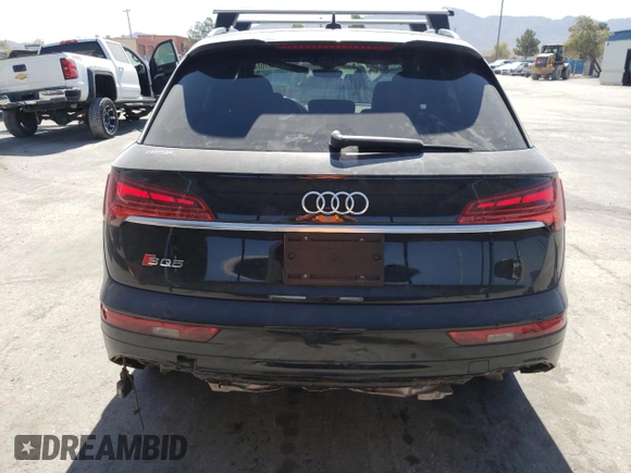 2021 Audi SQ5 Premium Plus with VIN WA1B4AFY7M2035672, listed as a Copart auction lot 59322024 with 25,217 mi miles and Salvage Title. Bid and sale history available at DreamBid. Image 6.