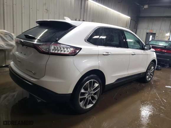2017 Ford Edge Titanium with VIN 2FMPK4K83HBC30172, listed as a Copart auction lot 46893425 with 82,650 mi miles and Salvage Title. Bid and sale history available at carsss.com. Image 3.