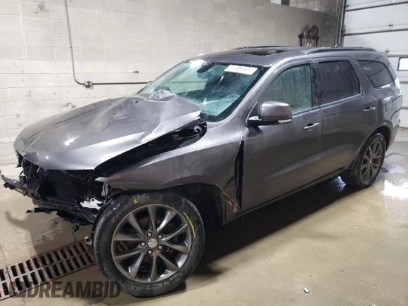 2018 Dodge Durango GT with VIN 1C4RDJDG7JC242616, listed as a Copart auction lot 45913235 with 118,775 mi miles and Clean Title. Bid and sale history available at DreamBid. Image 1.