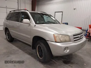 2003 Toyota Highlander z VIN JTEGD21A730071833, wystawiony jako IAAI lot #42226268 z przebiegiem 279 386 mil mil oraz . Historia ofert i sprzedaży dostępna na DreamBid. Obrazek 1.