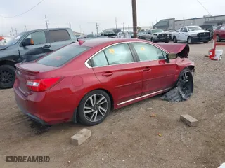 2018 Subaru Legacy Sport with VIN 4S3BNAS66J3012655, listed as a IAAI auction lot 41135266 with 1 mi miles. Bid and sale history available at carsss.com. Image 4.