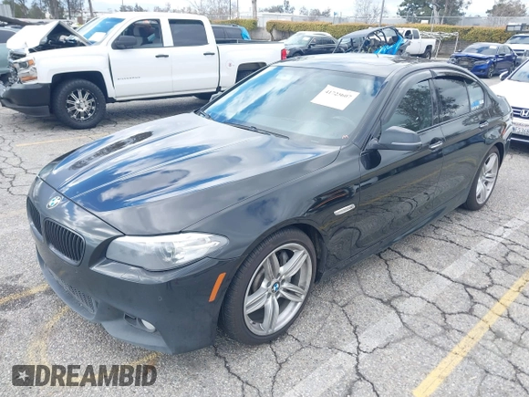 2016 BMW 5 Series 535i with VIN WBA5B1C56GG132708, listed as a IAAI auction lot 41725607 with 83,763 mi miles and . Bid and sale history available at DreamBid. Image 2.
