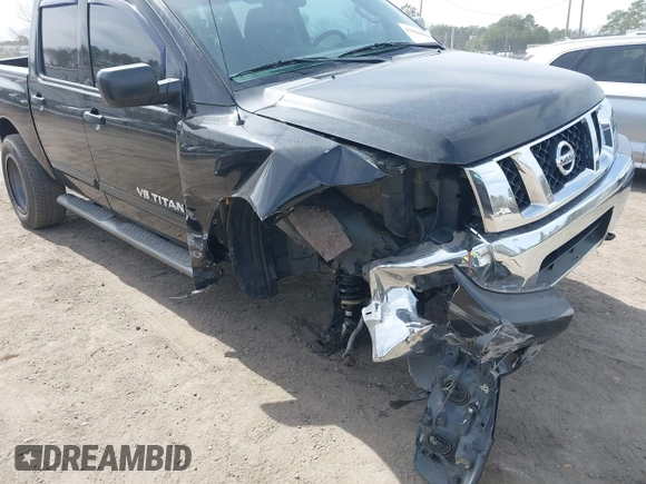 2013 Nissan Titan S with VIN 1N6AA0EC5DN304015, listed as a IAAI auction lot 41828891 with 136,279 mi miles and . Bid and sale history available at DreamBid. Image 6.