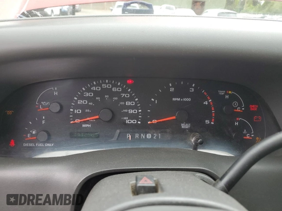 2002 Ford F-350 XL with VIN 1FTSW31F62ED57006, listed as a Copart auction lot 57156665 with 173,244 mi miles and Salvage title. Bid and sale history available at DreamBid. Image 9.